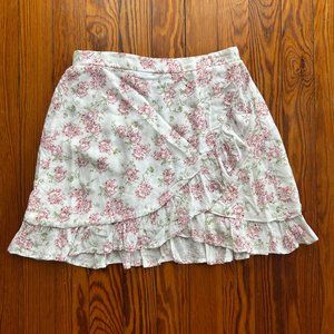 Floral Mini Skirt